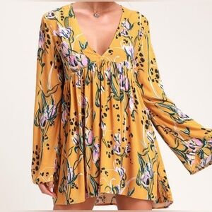 Bella Floral Tunic — Free People – Size XS